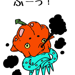 paprika squid sticker
