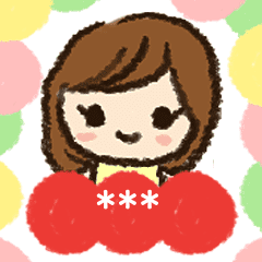 かわいい 女の子専用名前カスタムスタンプ Line スタンプ Line Store かわいい 女の子専用名前カスタムスタンプ Line スタンプ Line Store