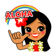 Hawaiian sticker