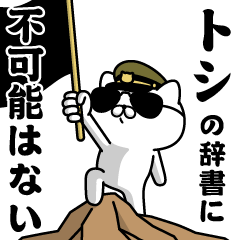 "TOSHI"name/Military cat