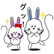 Daily life's sticker of UsaNezu