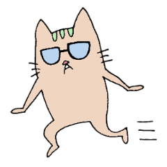 glasses cat