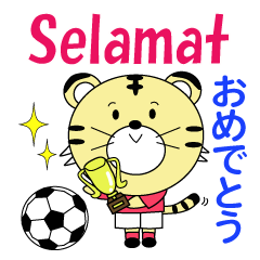 インドネシアのサッカー好きトラネコ