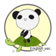 Panda and sometimes turtle.(English ver)
