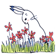 ちいさなウサギと星の花