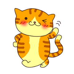 Cat friend stickers