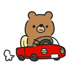 Brown bear Sticker!