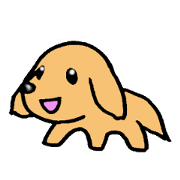 Sticker of Miniature Dachshund 2