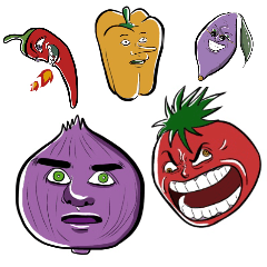 Funny vegetables 3