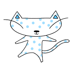 Polka dots cat
