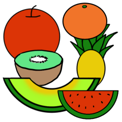 fruits (vegetable) sticker