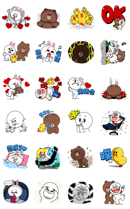 LINE Characters: High Voltage