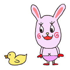 creepy but cute rabbit -Ms.MiMi-