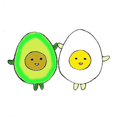 Mr.avocado and Mr.egg