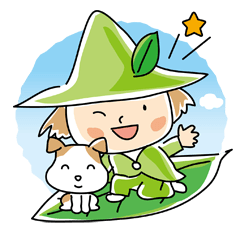 Fairy of leaf and his best friend