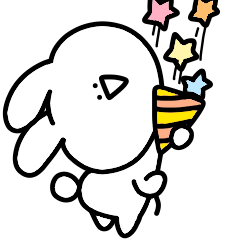 Celebration of a surreal mini rabbit