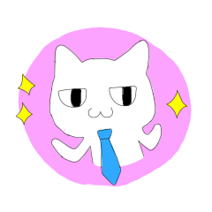 Sticker of excellence cat