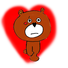 Bear full of love,Kumasuke