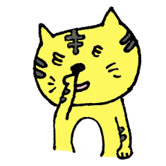 A loose tiger  .fuwattora sticker