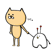 Alien and cat