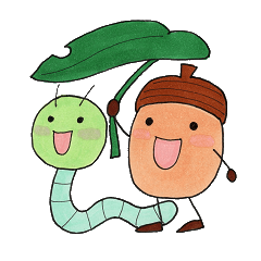 Aicorn & green caterpillar