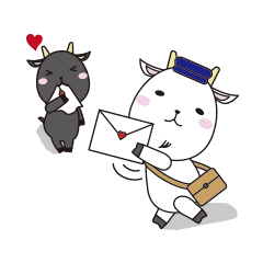 白ヤギさんと黒ヤギさん Line スタンプ Line Store 白ヤギさんと黒ヤギさん Line スタンプ Line Store