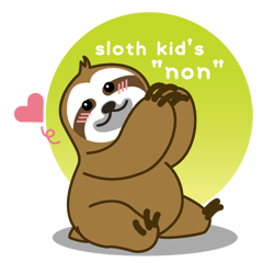 sloth kid's "non" English version