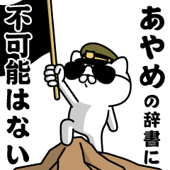 "AYAME"name/Military cat