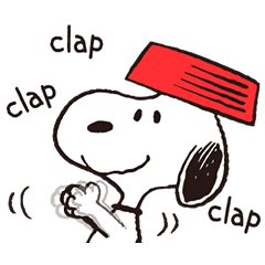 Snoopy Gets Movin Line Stickers Line Store