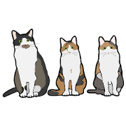 Sticker of cat.