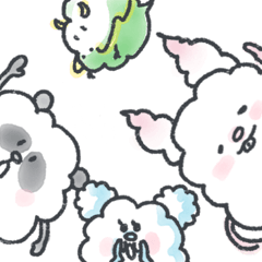 Fluffy panda and his friends 2