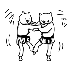Cat Judo Sticker(elementary level)