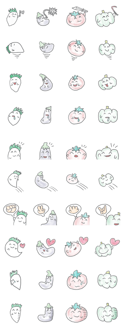 Vegetable Sticker