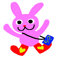 Pink rabbit USAKO