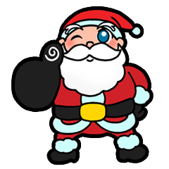 Christmas Stickers - Ho Ho Ho -