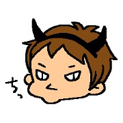 Son of the Devil -ish morose sticker