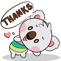 Kuruu the cute little koala LINE stickers LINE STORE Kuruu the cute little koala LINE stickers LINE STORE