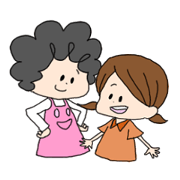 Mother and daughter Mother and daughter