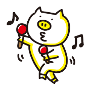 Modestly cute pig Sticker Modestly cute pig Sticker