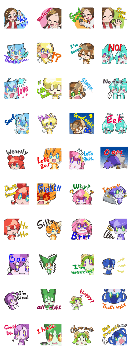 Cute 12 constellations speaks in English Cute 12 constellations speaks in English