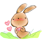 A heartwarming rabbit and pig A heartwarming rabbit and pig