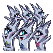 The alien having eyelashes(Male)