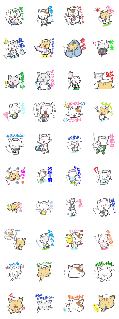 Nurse of the cat Nurse of the cat