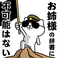 "ONEESAMA"name/Military cat