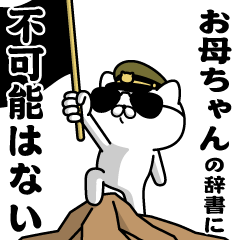 "OKAA-CHAN"name/Military cat