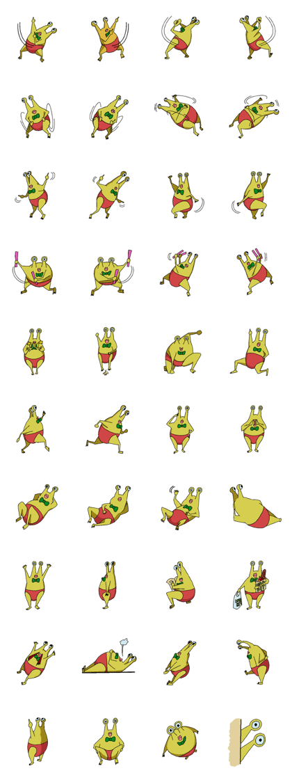 Ota George's wotagei sticker