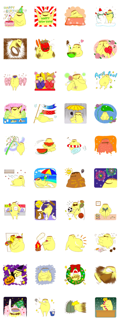 Mr.Pudding's all season sticker