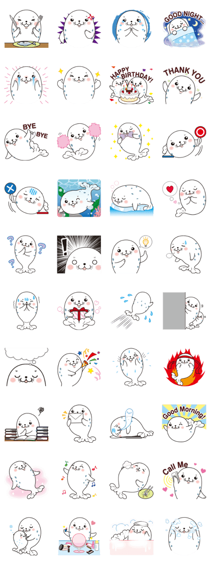 Stickers of Takumilabo character Primo