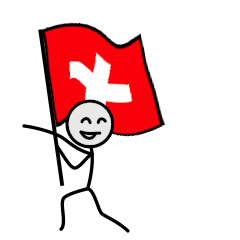 GO!Switzerland team with stick patriot!