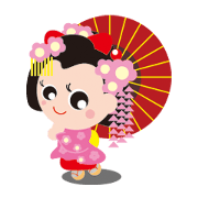 Cute geisha of Japan Kyoto valve Cute geisha of Japan Kyoto valve